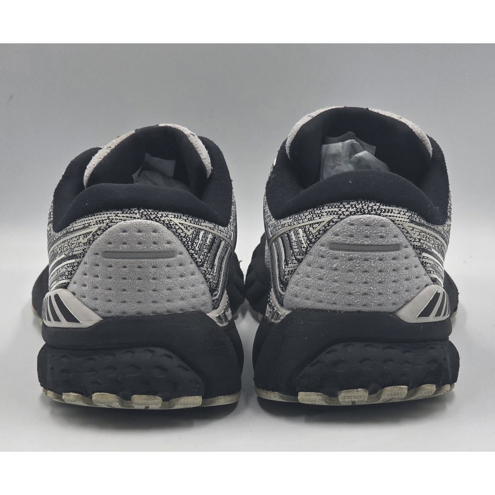 Brooks Adrenaline GTS 19 Womens 9 B Shoes Heathered Black White Running Sneakers - Picture 10 of 12
